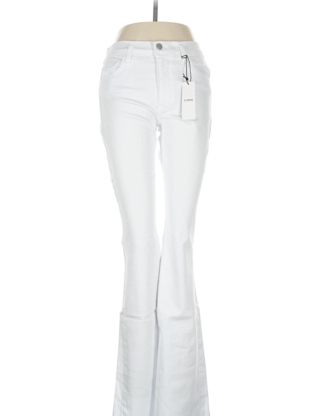 NWT O2 Denim White Flare Jeans Sz 29